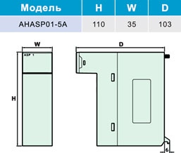 Муляж модуля расширения (для заполнения пустого места на раме)